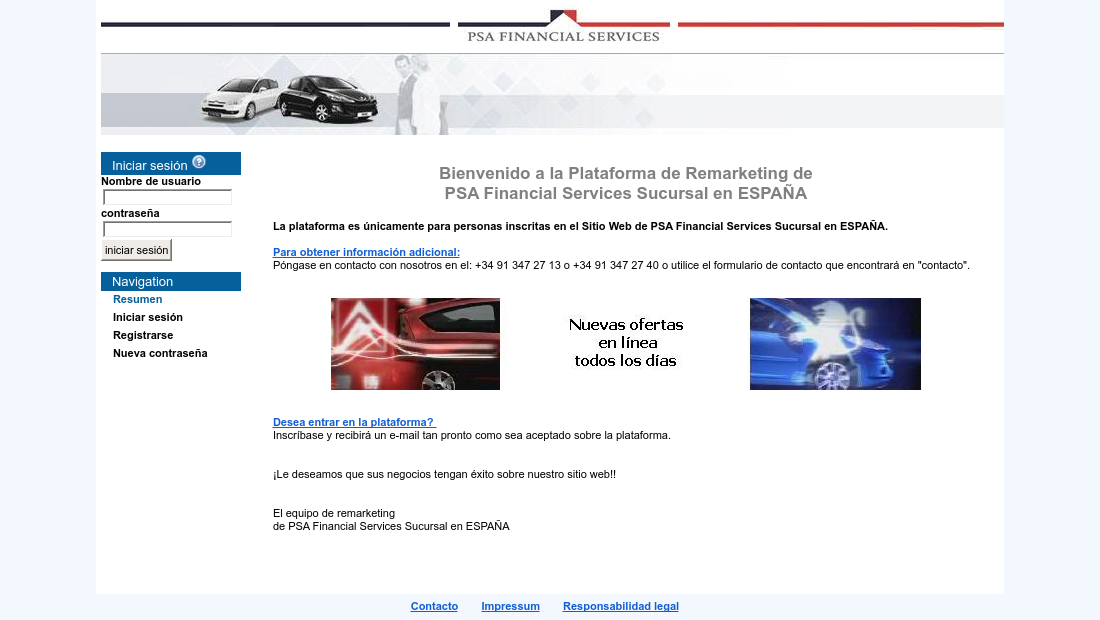 PSA Finance Spanien
